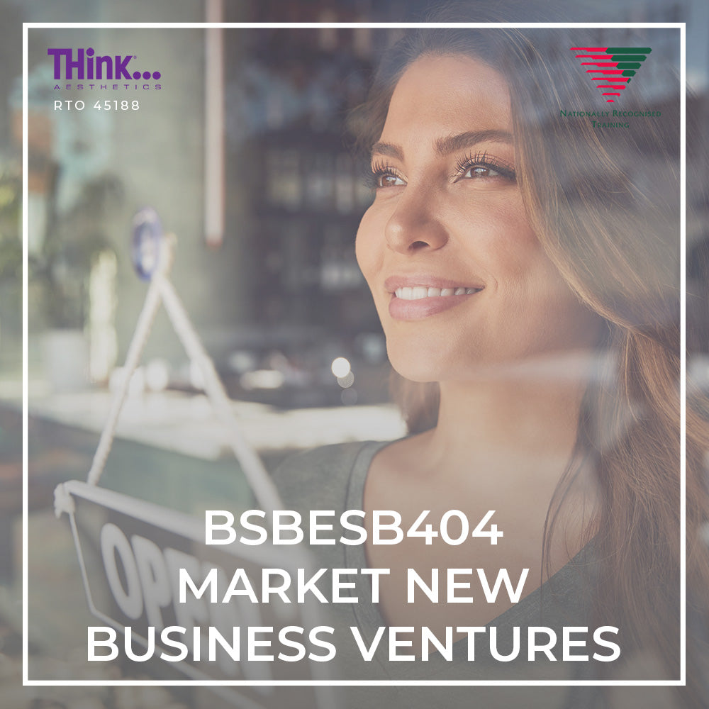 BSBESB404 Market New Business Ventures THink Aesthetics
