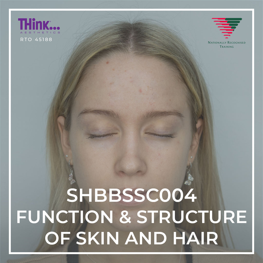 SHBBSSC004 Identify the Function and Structure of Skin and Hair for Cosmetic Tattooing - THink Aesthetics